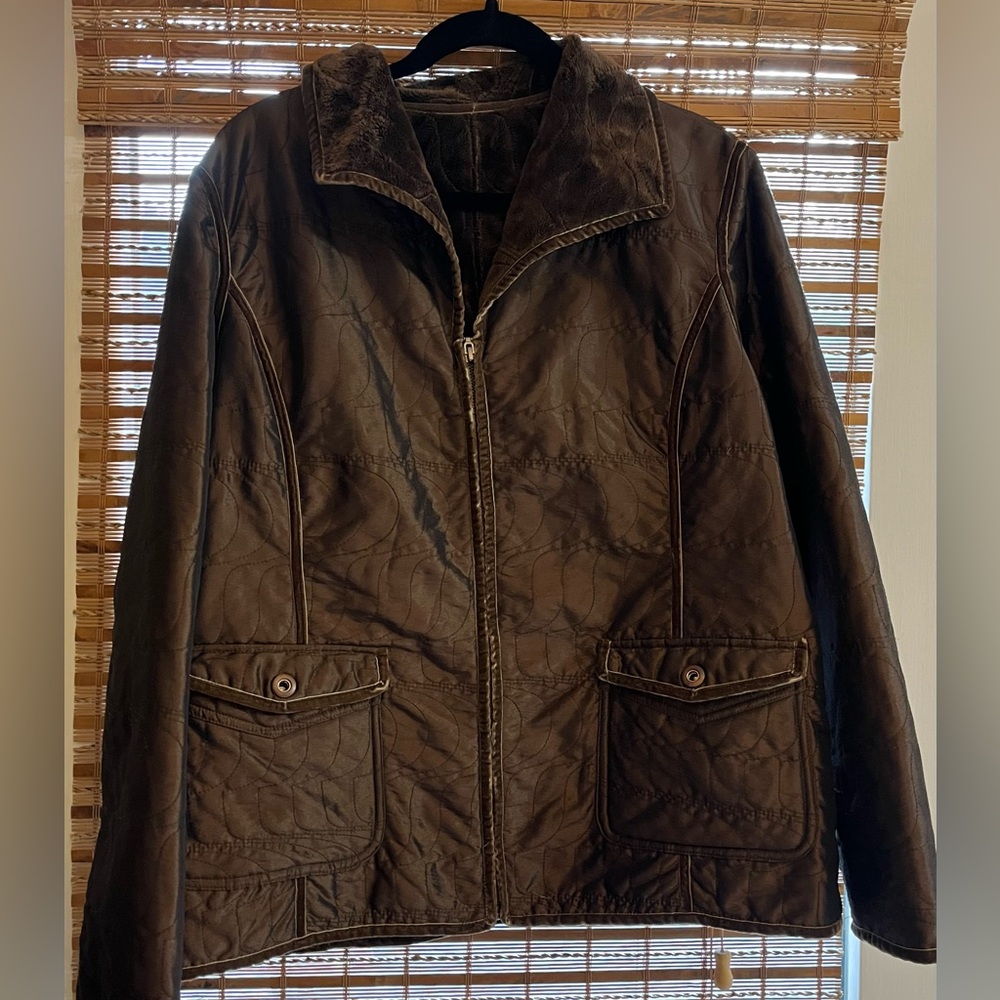 Bernardo Women's Brown Quilted Jacket